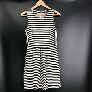 white skater dress with pockets